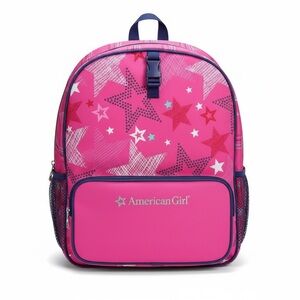 American Girl Pink and Blue Backpack